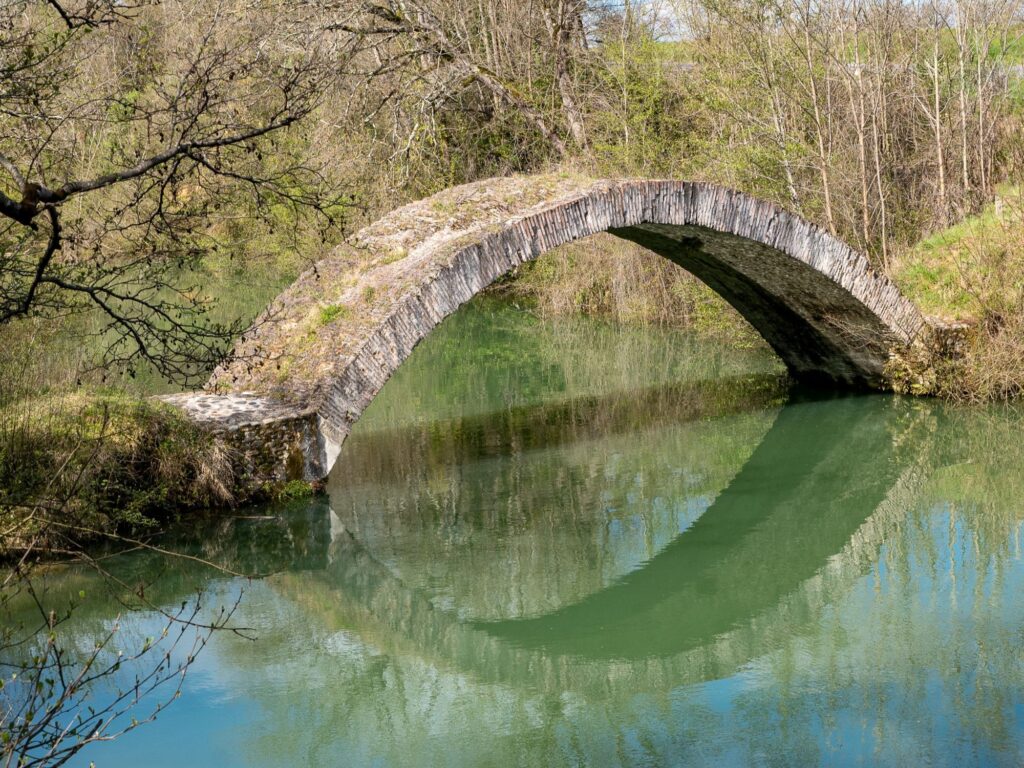 Le pont du diable à Gensac sur Garonne et Saint-Christaud, près de Cazères, en Occitanie